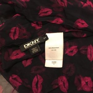 DKNY 100% Silk Scarf (Large)